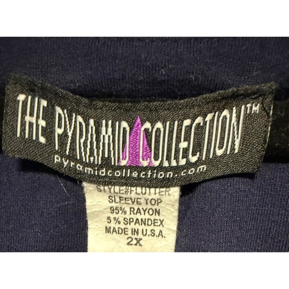 The Pyramid Collection Boho Witchy Lace Top Womens Size 2X Dark Fairycore Gothic - Picture 5 of 7